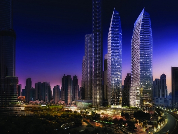 Dubai Şehir Merkezinde Opera Grand Penthouse