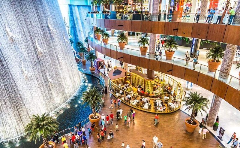 迪拜购物中心的娱乐活动