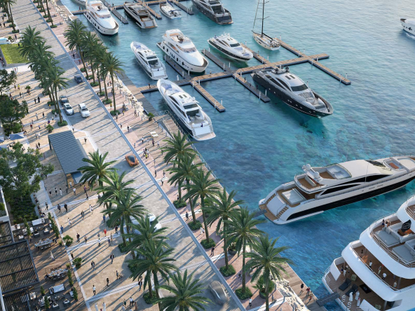 Rashid Yachts and Marina apartments at Mina Rashid