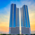 OASIS Tower 1 & 2 Apartments in der Innenstadt von Ajman, Vereinigte Arabische Emirate