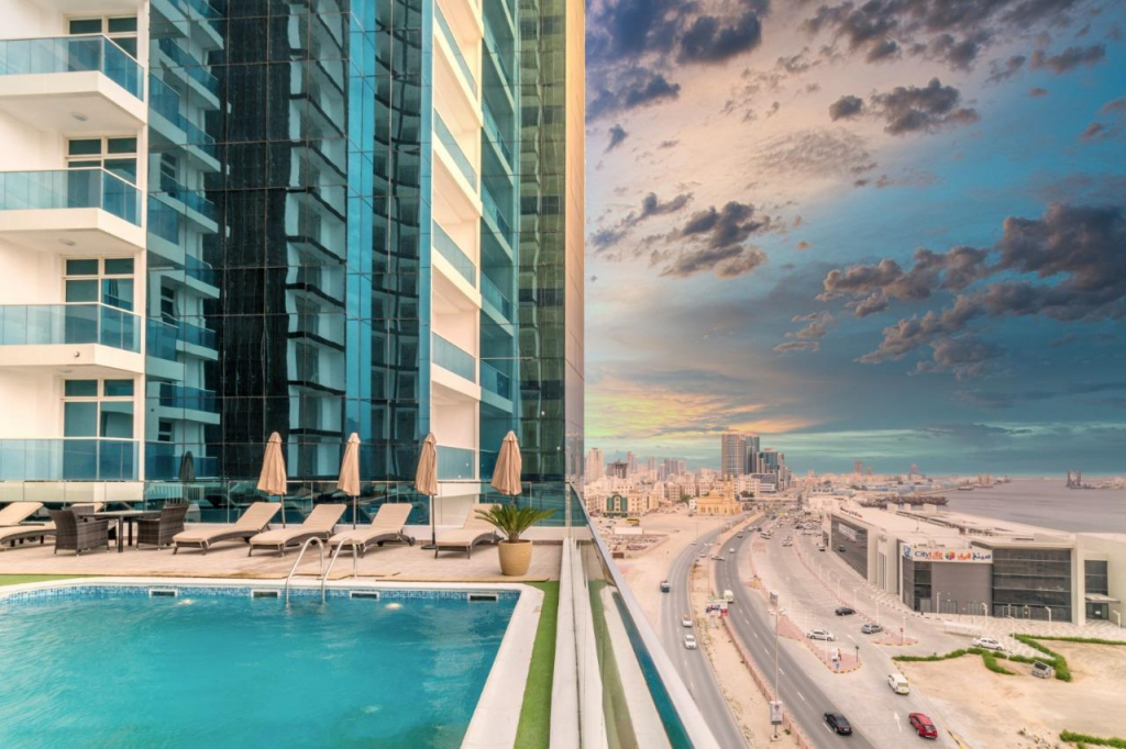 OASIS Tower 1 & 2 Apartments in Ajman downtown, UAE