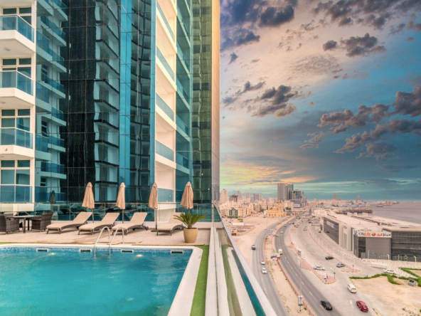 OASIS Tower 1 & 2 Apartments in Ajman downtown, UAE