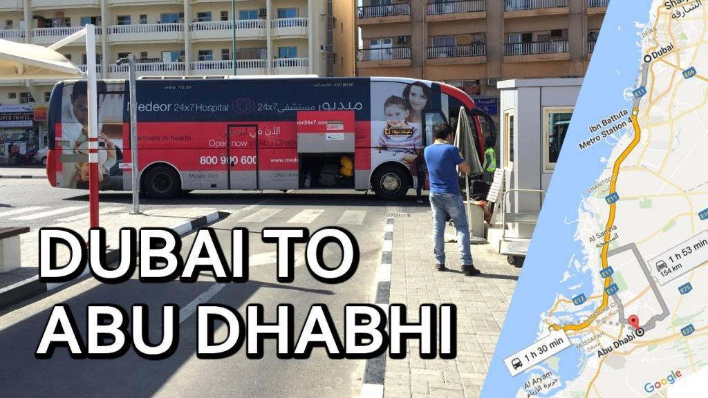 Ways to get to Abu Dhabi from Dubai