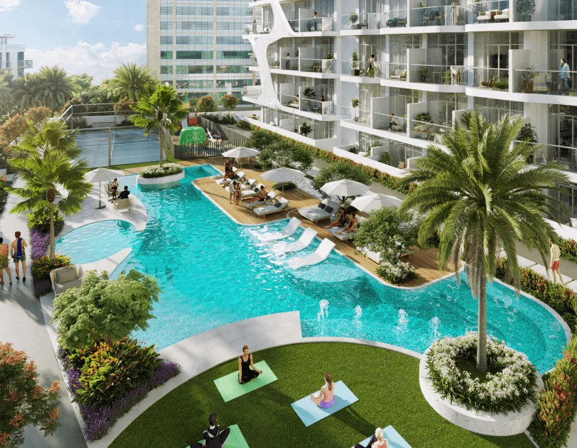 Oxford Gardens Apartments at Arjan, Dubai