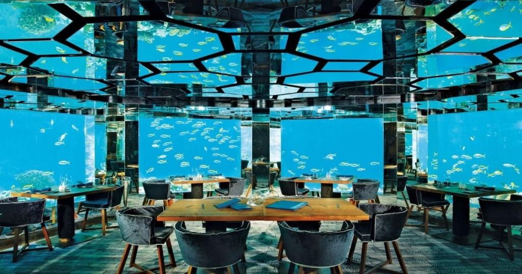 Underwater restaurants in Dubai